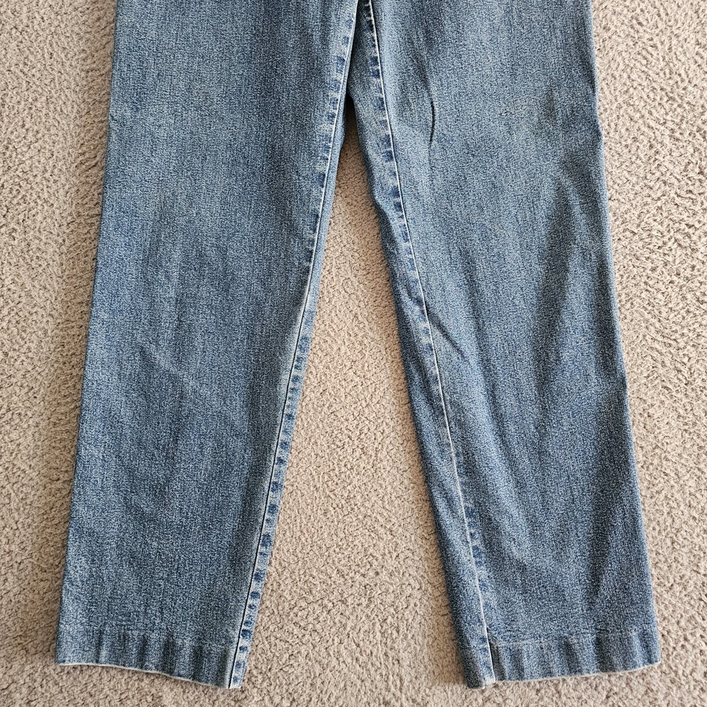 Lauren Ralph Lauren Women's Blue Jeans Size 10 Straight Leg Stretch Denim - Picture 3 of 12